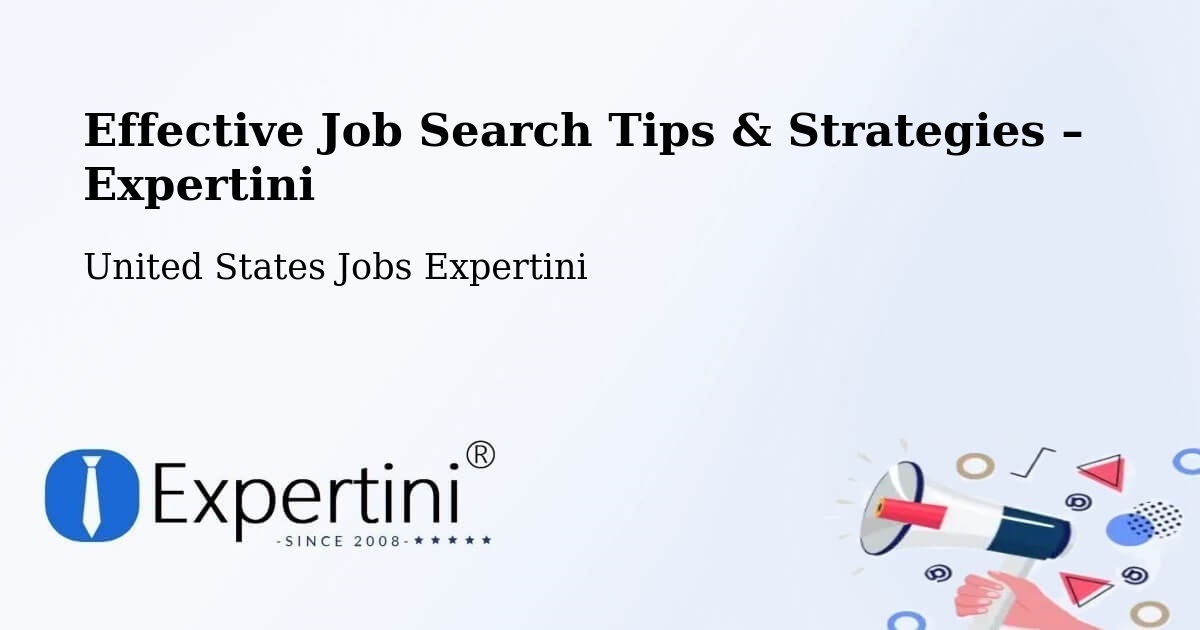 Job Search Tips & Strategies for Job Seekers – Rector - Rector, United States Jobs Expertini